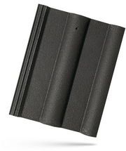 Bramac-šikmá střecha-betonová krytina-střešní tašky-classic protector ebenově černá-základní taška